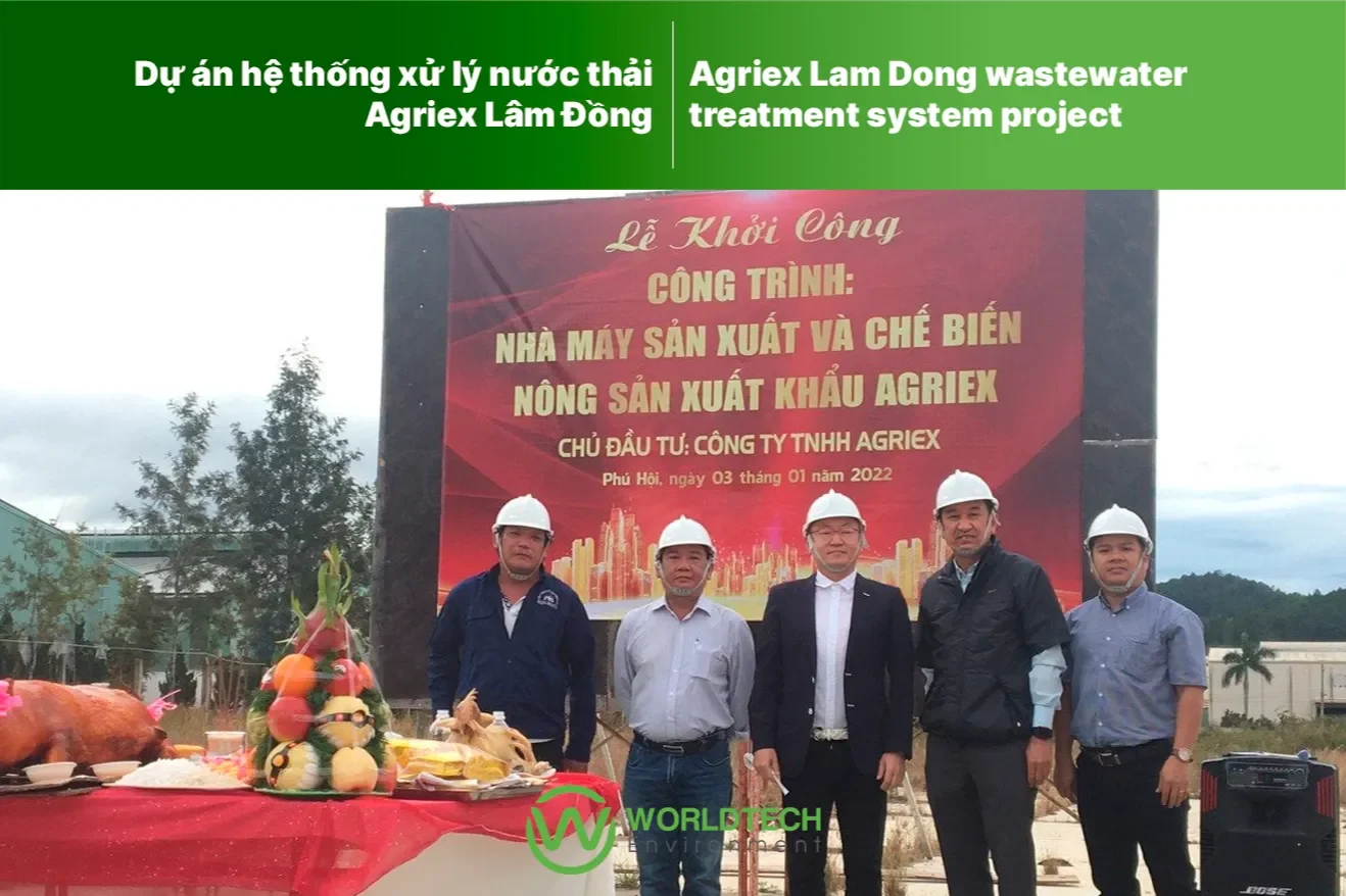 Dự án hệ thống xử lý nước thải Agriex Lâm Đồng | WTC